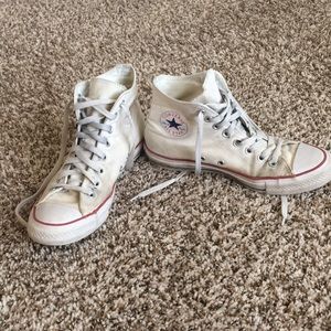 white high top converse